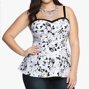Torrid Flower Peplum top**Final Price**
